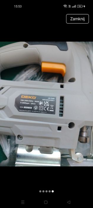 Wyrzynarka nowa z nozami