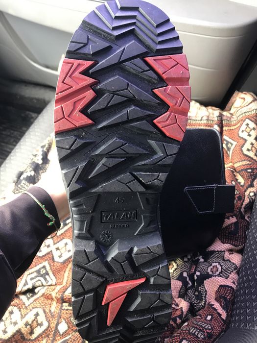 Чоботи робочі кожані утеплені зимові TALAN 45р