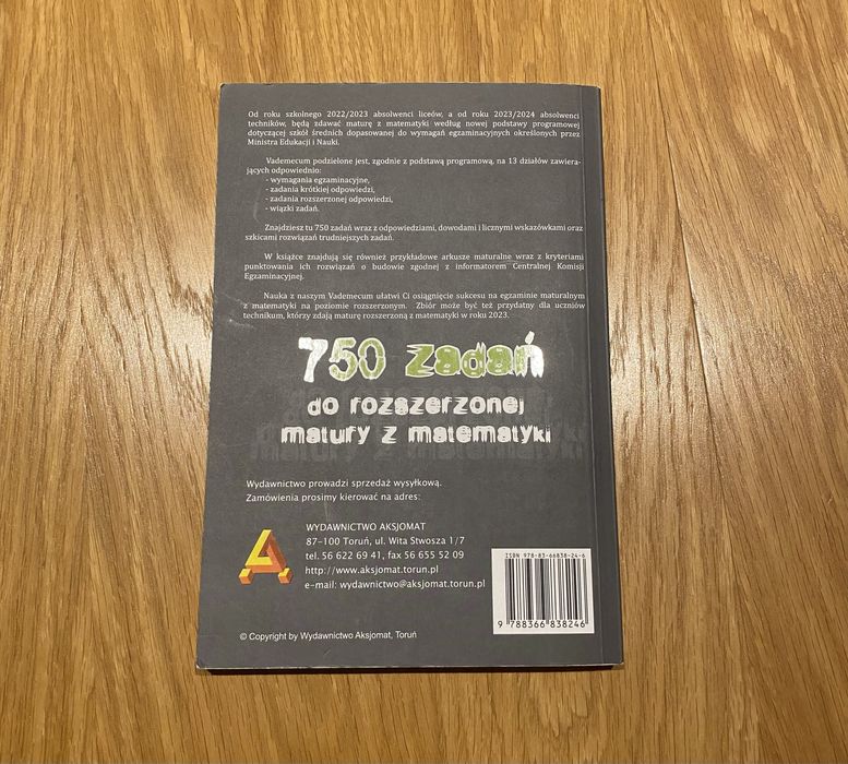 VADEMECUM Maturalne  Pozim Rozszerzony