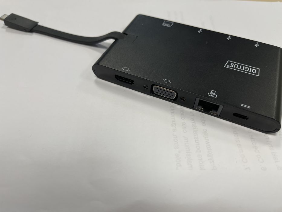 Digitus Universal Travel Docking Station HDMI VGA RJ45 USB CardReader