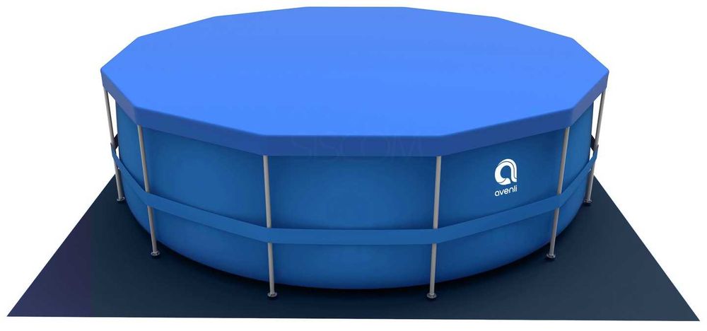 Duży Basen Ogrodowy Stelażowy Zestaw 305x76 17w1 + Chemia Gratis