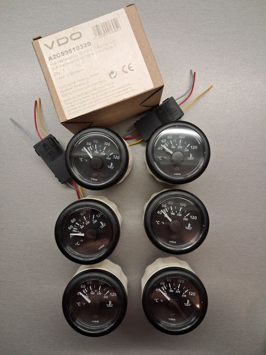 Zegary VDO temperatura ciś. oleju NOWE 52mm Porsche VW Garbus