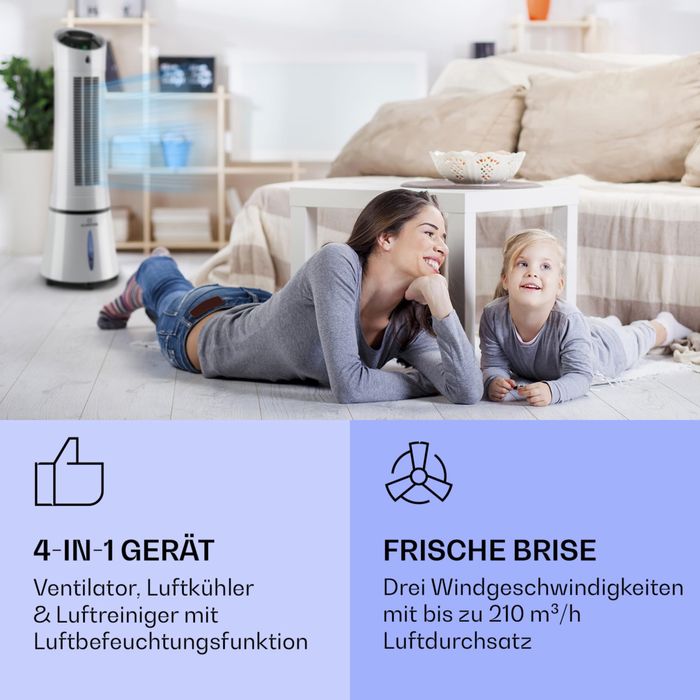 Увлажнитель воздуха, охладитель, вентилятор, освіжувач Klarstein