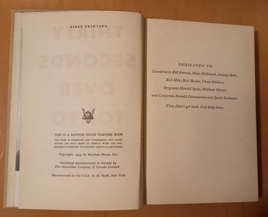 Captain Ted W. Lawson: Thirty seconds over Tokyo.