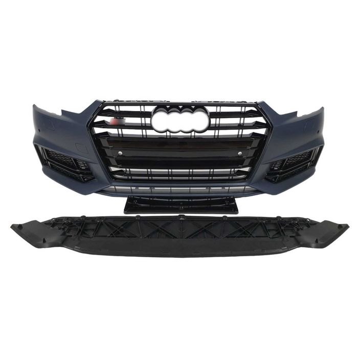 Передній бампер audi a4 b9 sline 2015-2019 Audi A4 B9 Black s4 S4 RS4