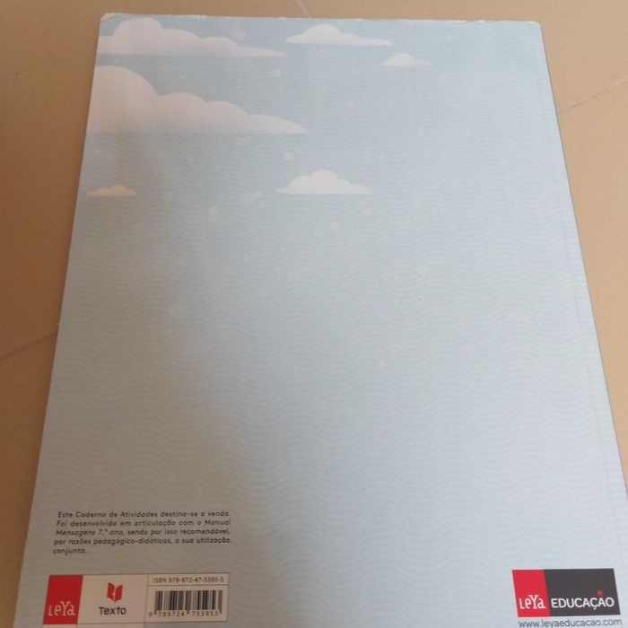Livro caderno atividades mesagens 7 ano