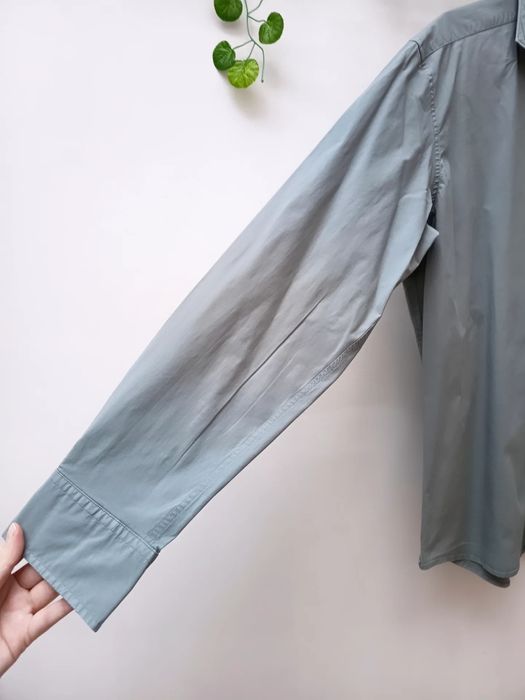 Camisa Cinza Petróleo de Homem