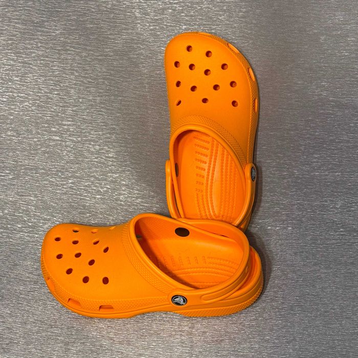 Crocs autênticas cor de laranja socas tangerina 36/37