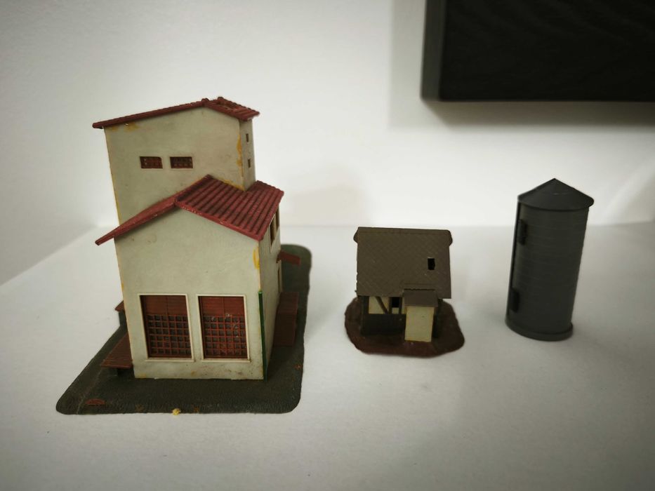 Casas H0 para decoração de maquetes