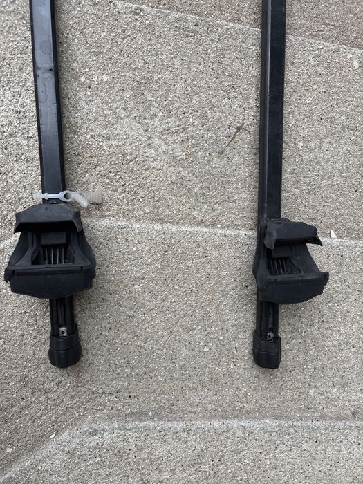 Barras de tejadilho Thule Rapid System 754 + Fit Kit 1254 + SquareBar — Excelente estado
