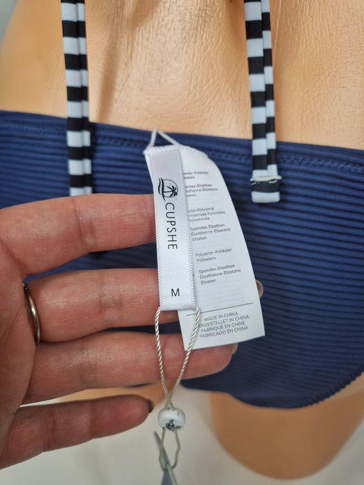 Strój kostium kąpielowy dwuczęściowy cupshe premium M 38 nowy