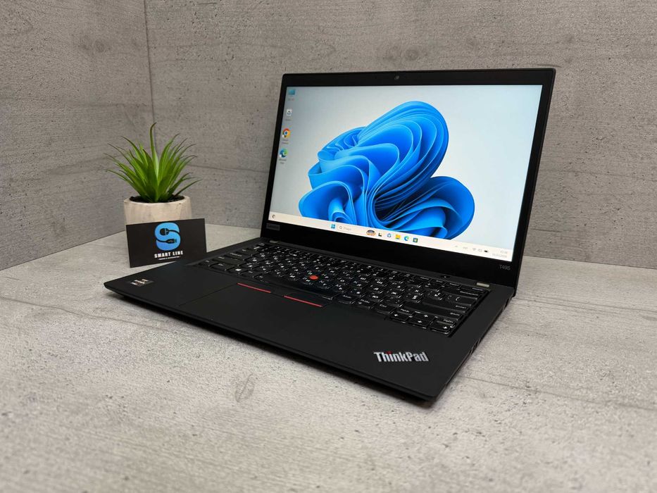 8gb ddr4/Стильний ноутбук Lenovo T495/Ryzen 5/256gb ssd/14"