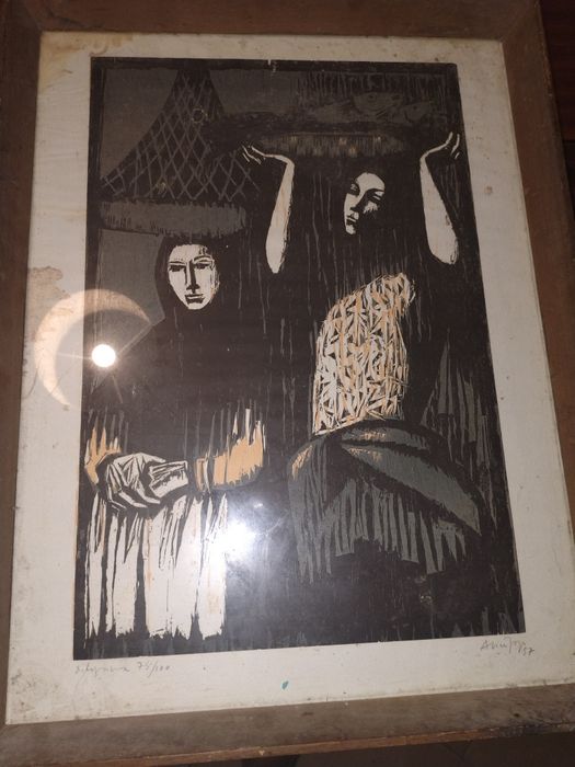 Alice Jorge xilogravura anos 50
