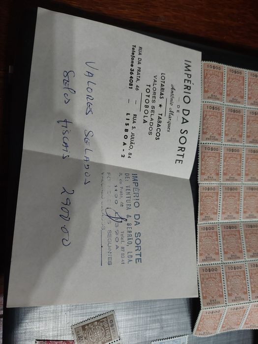 Selos fiscais conjunto