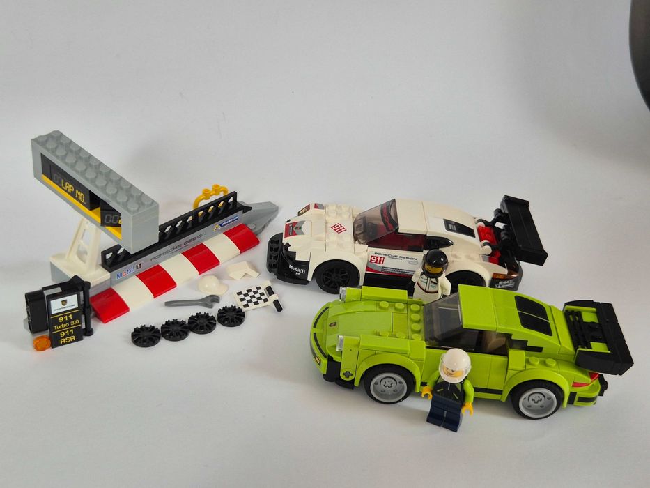 Lego SPEED CHAMPIONS 75888 Porsche 911 RSR + 911 Turbo - 2018 - 2 figurki