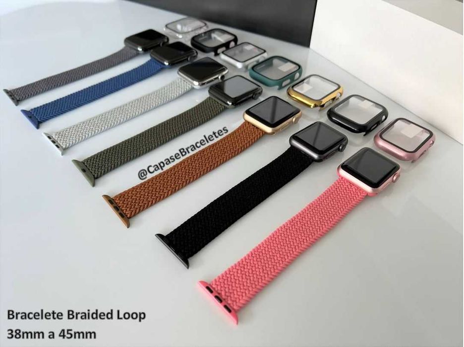 Bracelete entrançada para Apple Watch (Braided Solo)