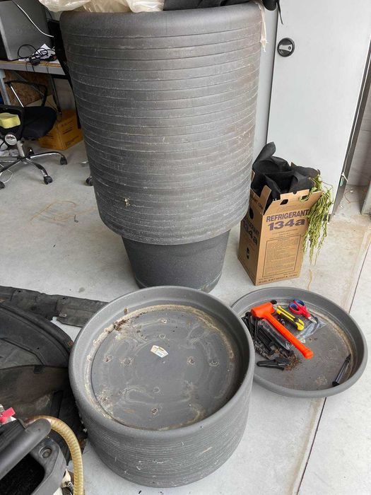 Горшок кашпо Plastiken Terra 7370ANT 113 литров диаметр 70 см Испания