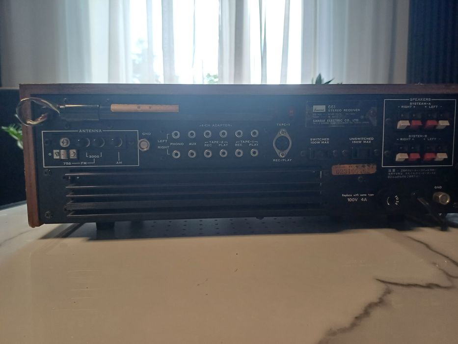 Amplituner SANSUI 661 - PIĘKNY dźwięk i stan