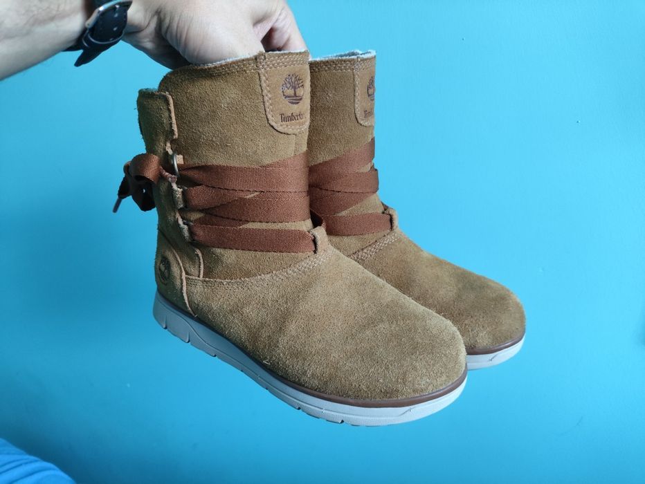 Buty zimowe Timberland Leighland Pull On botki rozmiar 38 wkładka 24 cm
