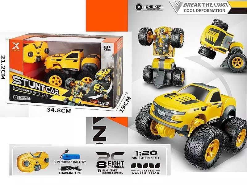Auto R/C transformujące 1:20 z ładowarką. Nowy Produkt