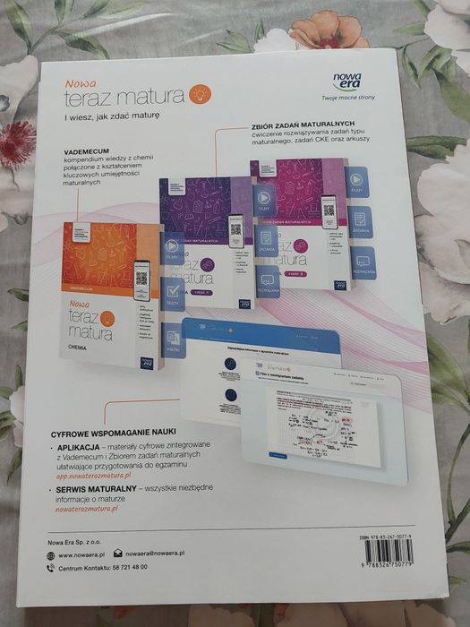 Zbiór zadań maturalnych " Nowa teraz matura chemia część 2 " Nowa Era