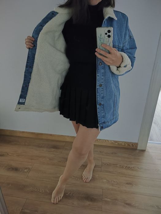 Джинсовая курточка Bershka oversize