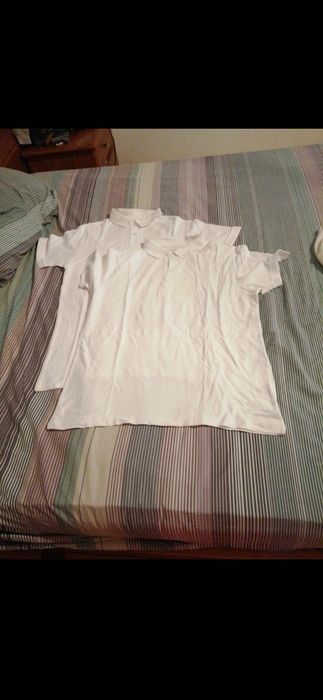 Conj. 2 pólos brancos , M, Primark