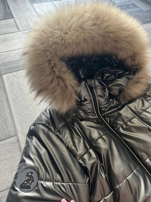 Пальто пуховик зимовий Glamour kids 140