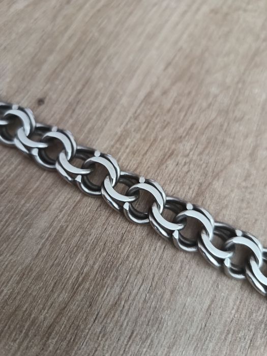 Srebrna bransoleta 925 Garibaldi 51,6 gr