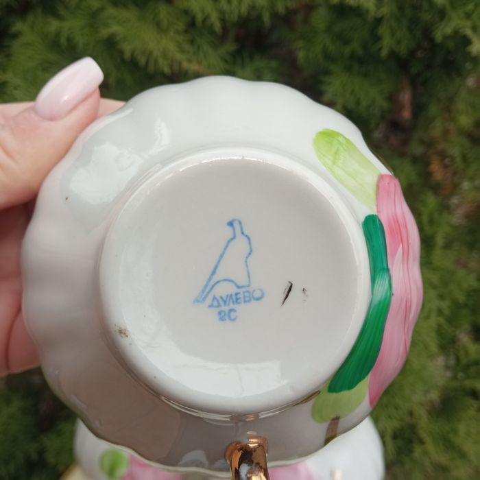 Дулево Цветы Агашки молочник