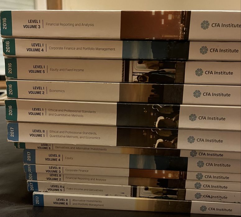 Livros CFA (nivel 1 e 2 )