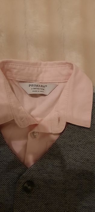 Kpl. Spodnie+koszula+kamizelka roz. 74 PRIMARK