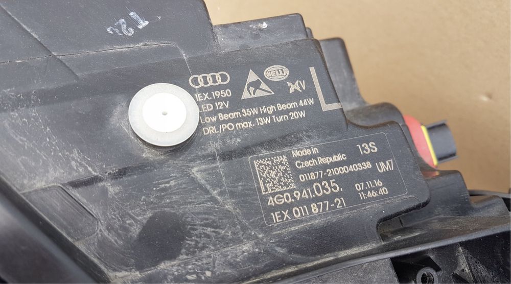 Фара передняя левая AUDI A6 C7 оригинал ЕВРОПА 4G0941035