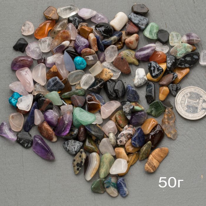 Мішечок з природними самоцвітами