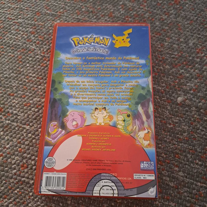 Pokémon - O Grande Herói Pilachu VHS