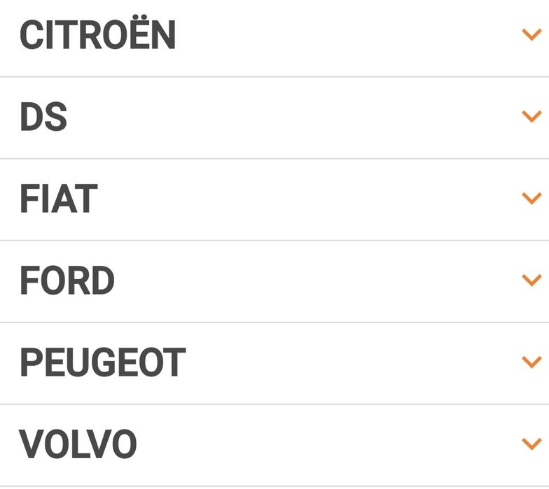 Peugeot Citroen Volvo Fiat DS pistões novos
