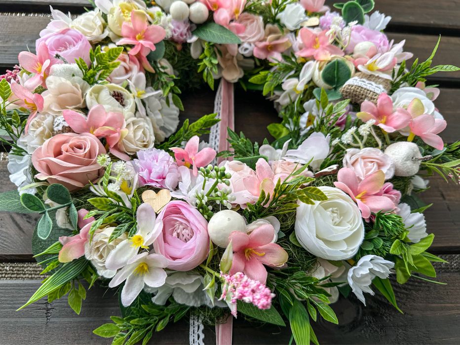 Wianek na drzwi ze światełkami 37cm. 062507