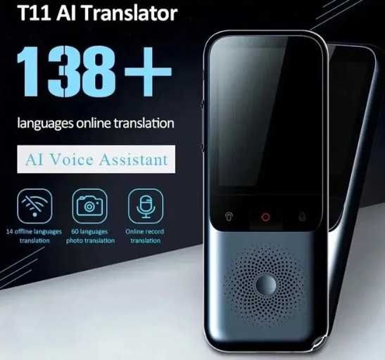 Голосовий електронний перекладач T11 Translator, 138+ онлайн АКЦИЯ!!!