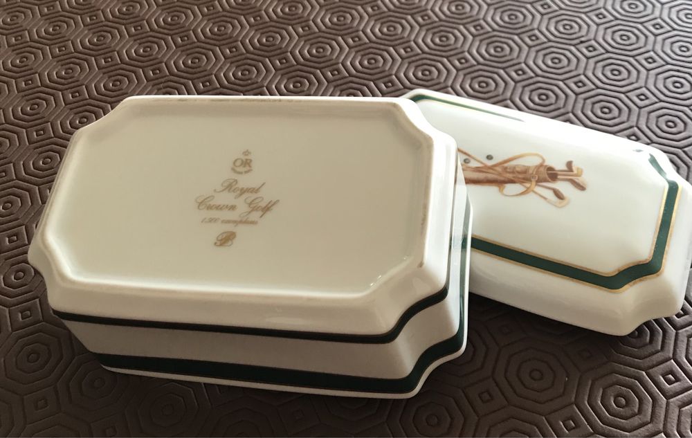 Guarda joias em louça  (royal crown Golfe