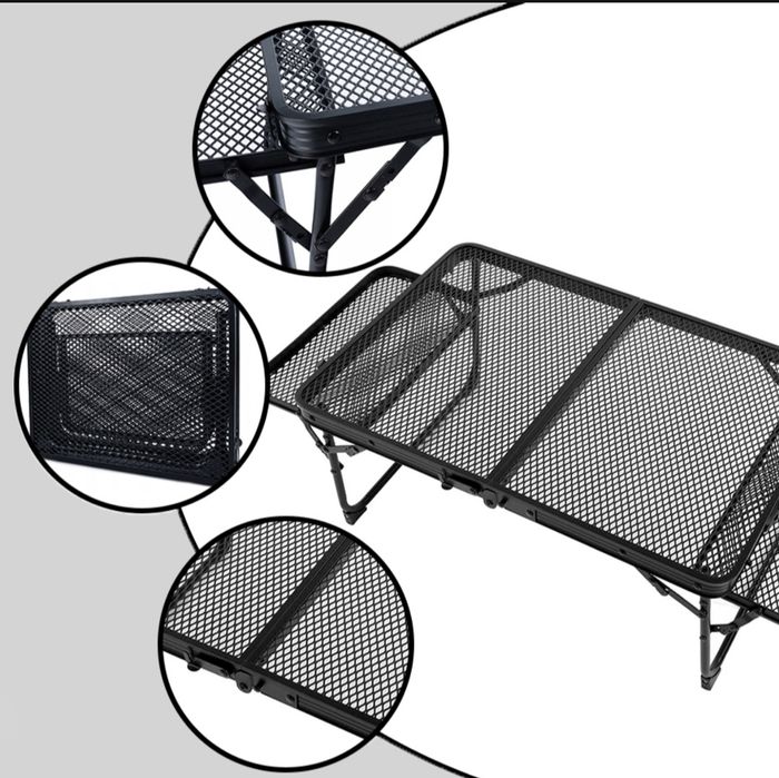 HICIOR STOLIK turystyczny wędkarski składany lekki campingowy na ryby