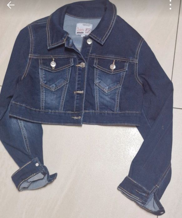 Kurtka jeans granatowa