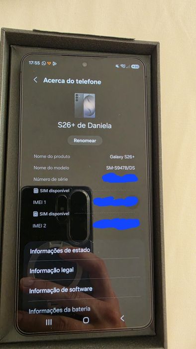 Samsung Galaxy S26+ + muitos acessórios | Garantia + Seguro