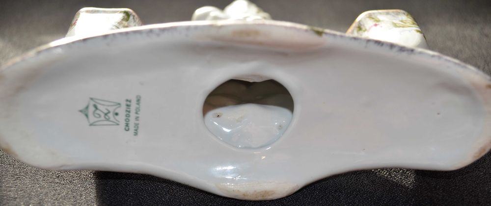 Chodzież Porcelain świecznik polski