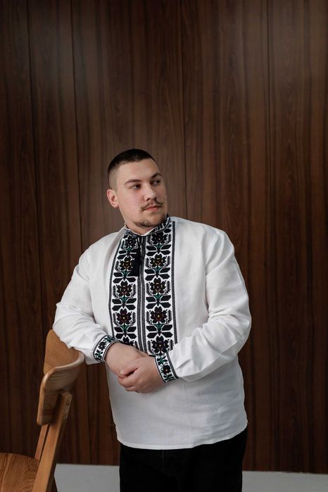 Борщівська чоловіча вишиванка