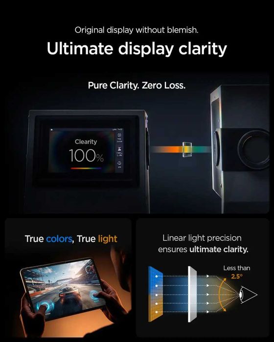 Защитное стекло Spigen Glas.TR Align Master T 1-pack для iPad Pro 11'' (2024/2025) Clear