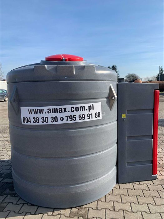 zbiornik na olej napędowy 2500 l DUO dwupłaszczowy paliwo diesel JFC