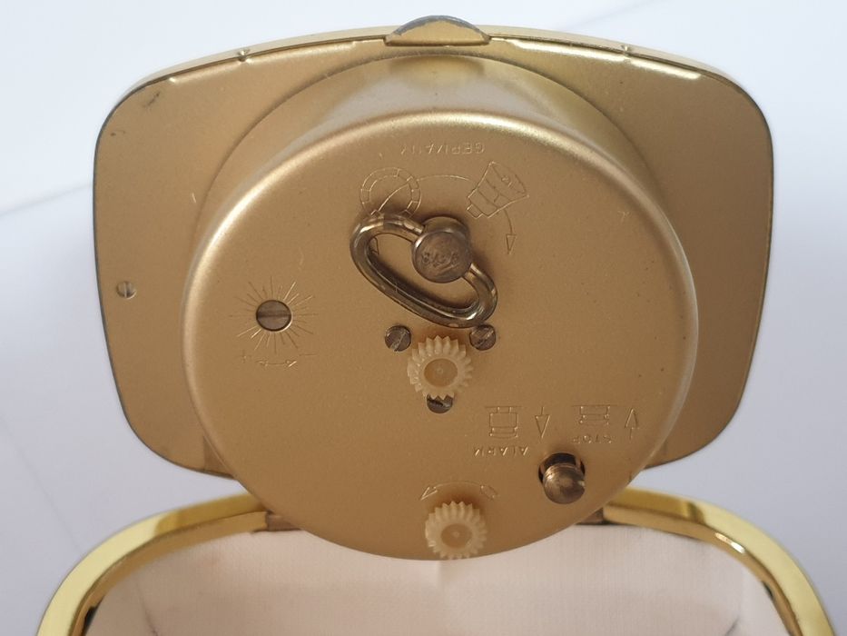 Despertador de viagem vintage Europa - à funcionar