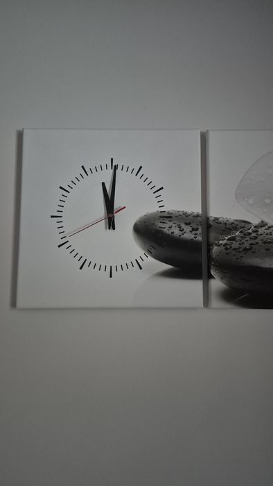 Obraz trzy części i zegarek 35cm/35cm