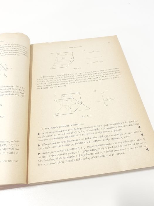 Geometria wykreślna Książka 1966r