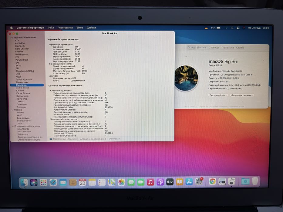 Macbook Air 13 4/128 з коробком